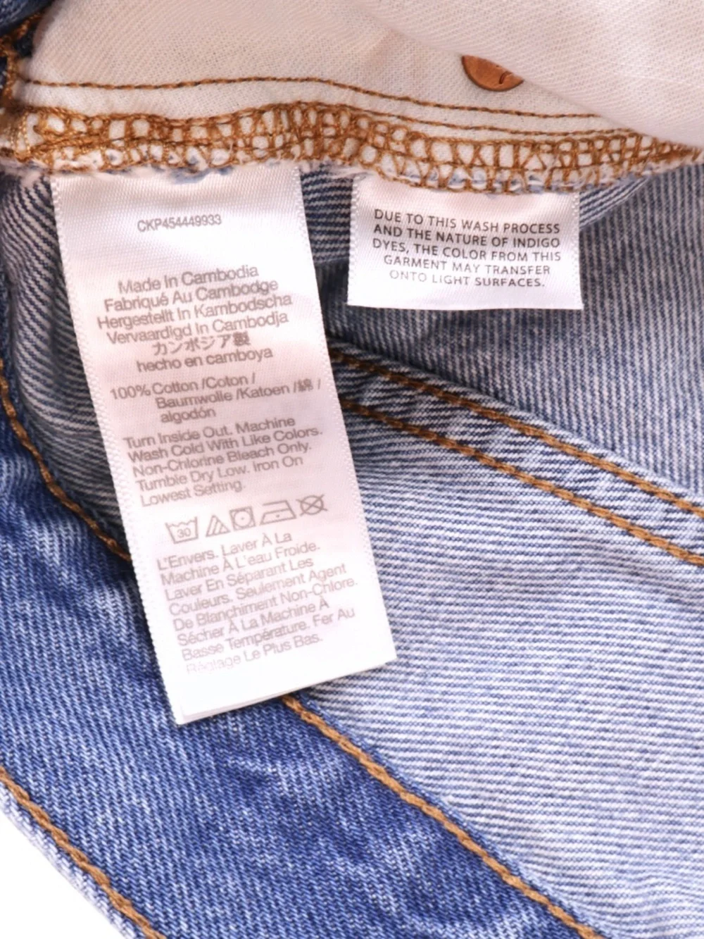 Madewell Denim Shorts Size 23 Distressed Cutoff Raw Hem Medium Wash